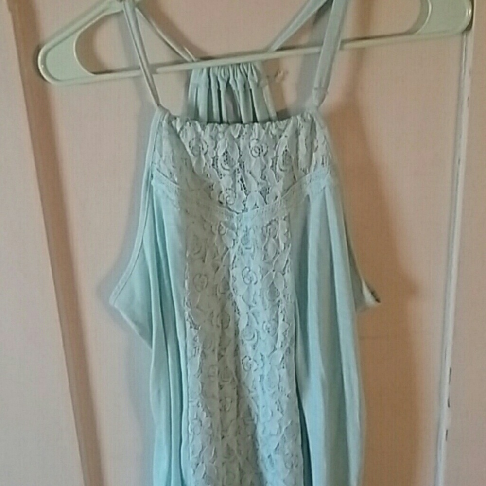 High neck tank top